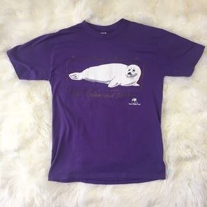 80s World Wildlife Fund Seal Tee